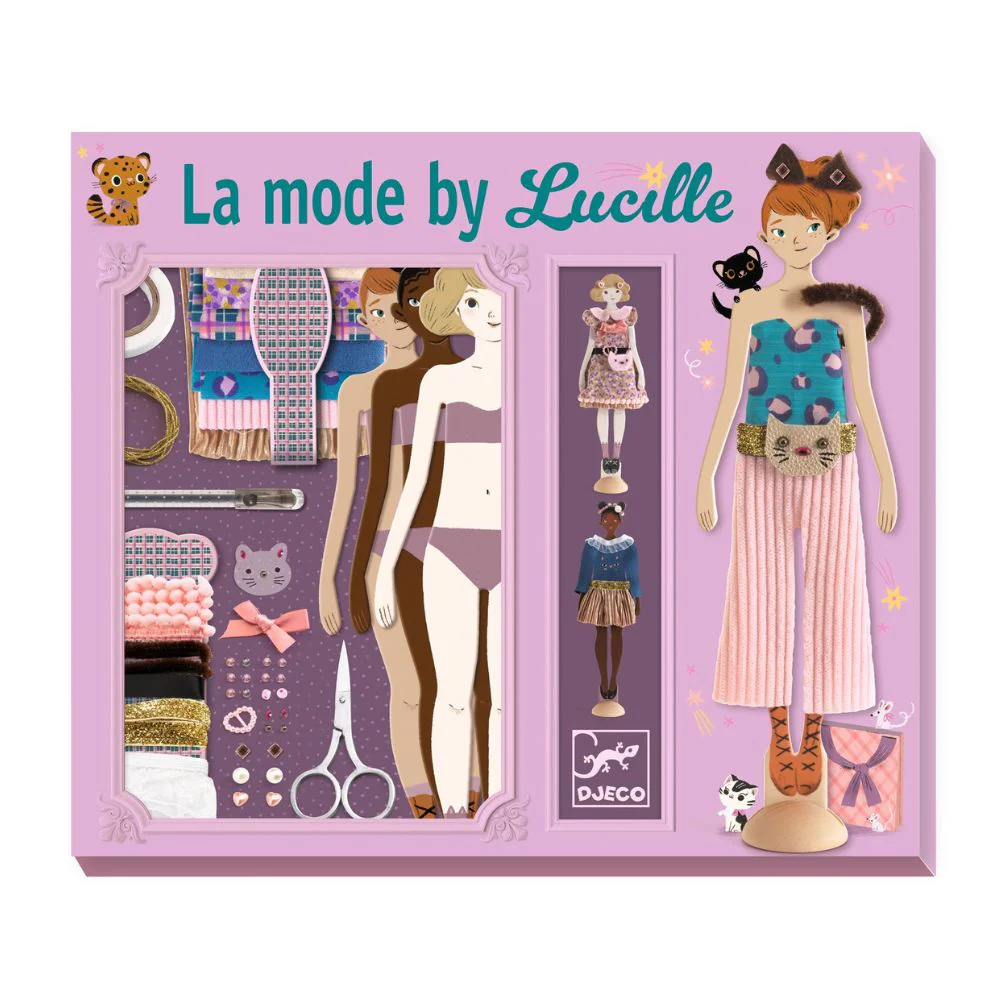 Djeco Fashion By Lucille, Fashion Design Toy - Image 2