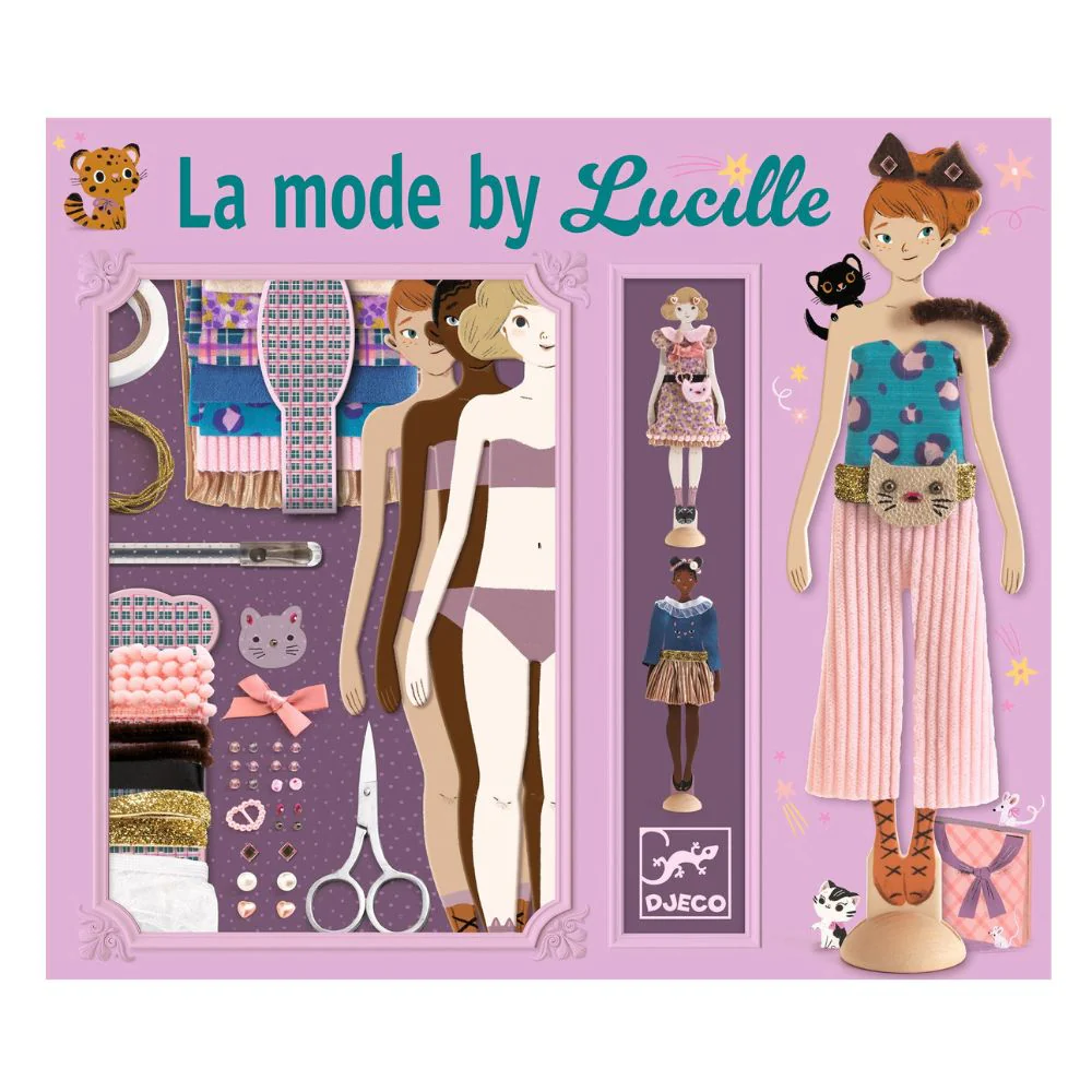 Djeco Fashion By Lucille, Fashion Design Toy - Image 5