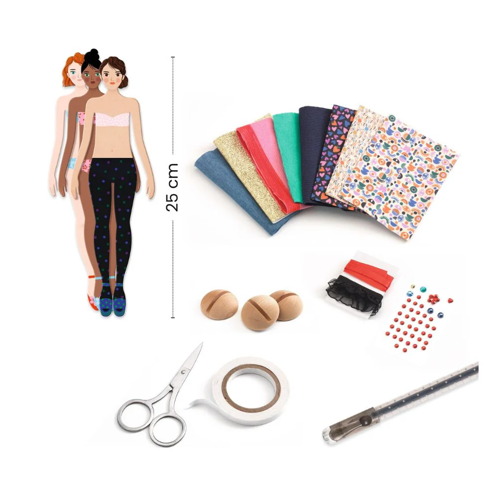 Djeco Fashion By Marie - Fashion Design Toy - Image 4
