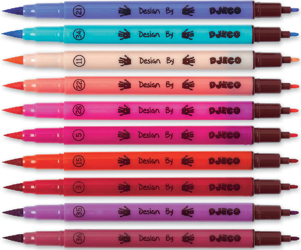 Djeco Felt Tips Pinks - Image 3