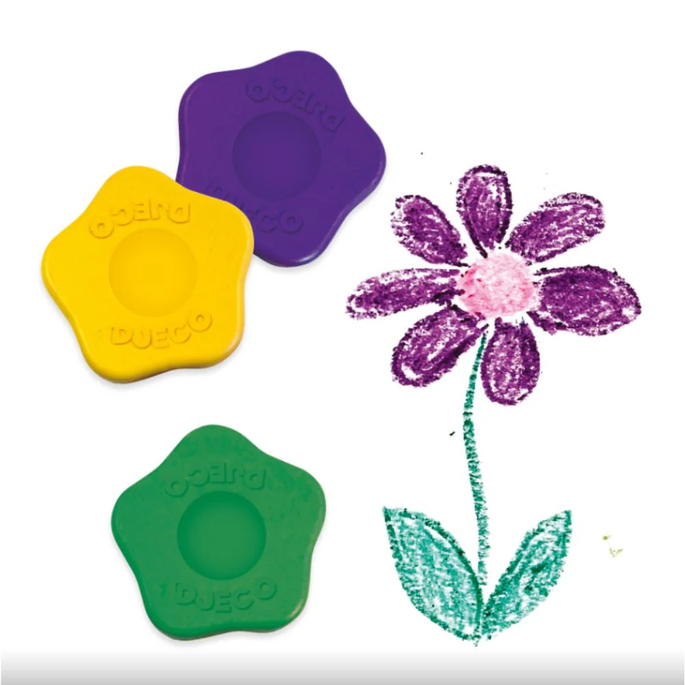 Djeco 12 Flower Crayons For Little Ones - Image 3