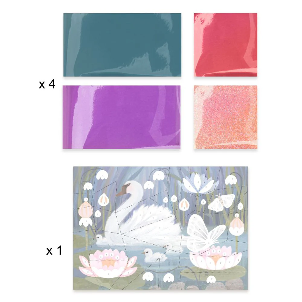Djeco Fluffy Box - Multi Activity Art Box - 6 Projects to Make - Image 3