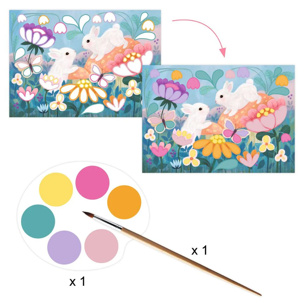 Djeco Fluffy Box - Multi Activity Art Box - 6 Projects to Make - Image 4