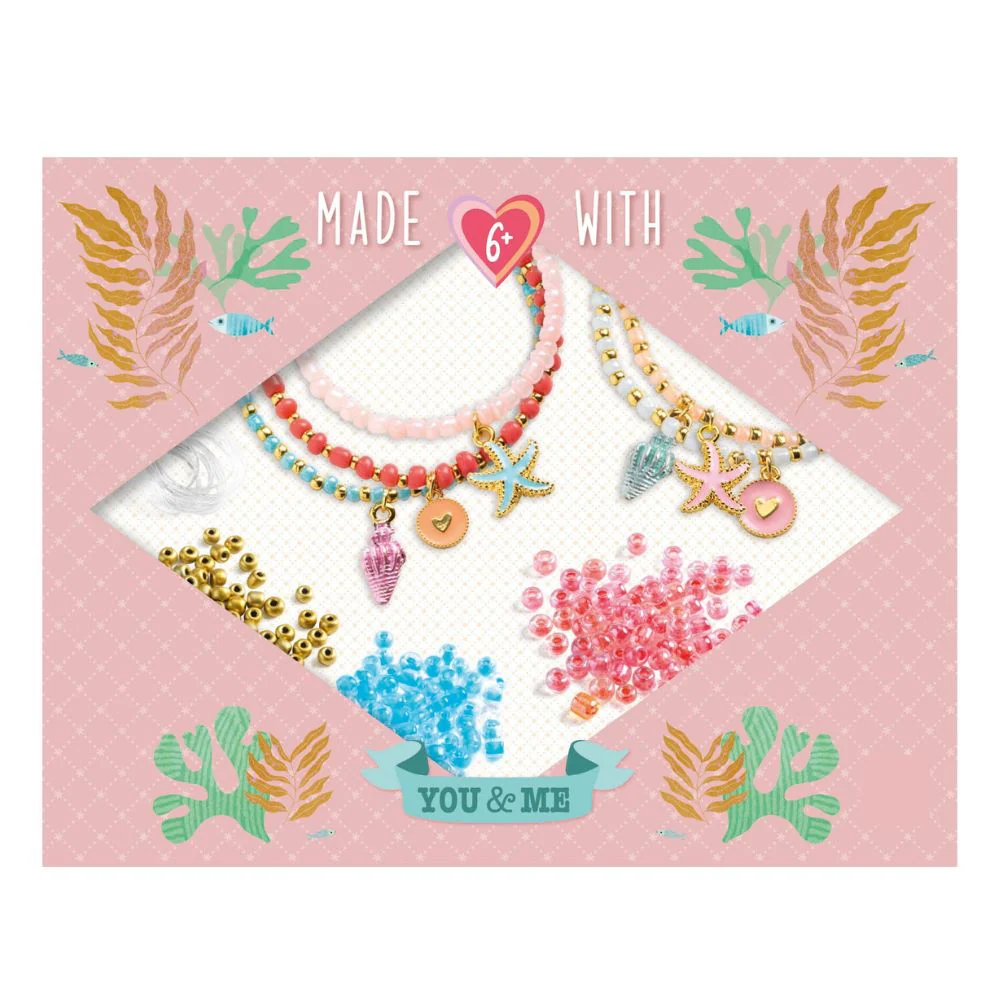 Djeco Friendship Bracelets Kit - You & Me - Sea Multi-Wrap - Image 2