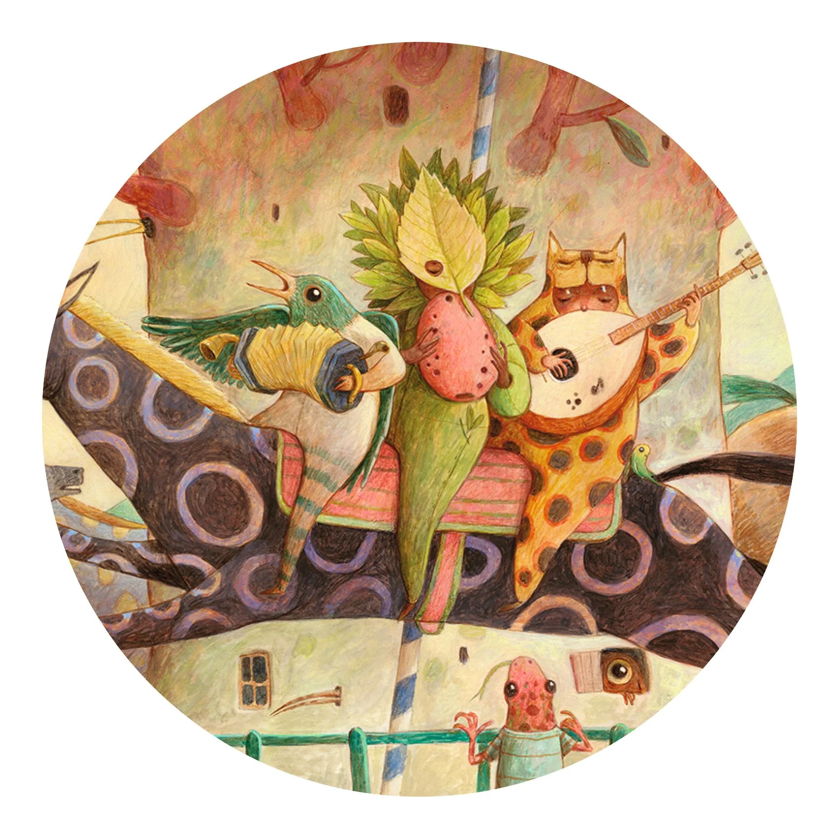 Djeco Gallery 100 Piece Jigsaw Puzzle, Wonderful Ride - Image 3