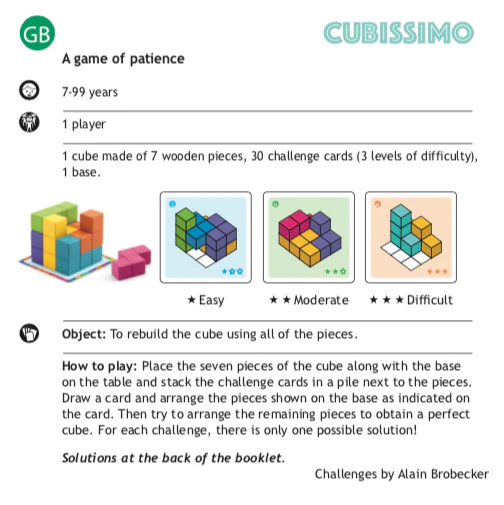 Djeco Cubissimo - A Game of Patience - Image 5