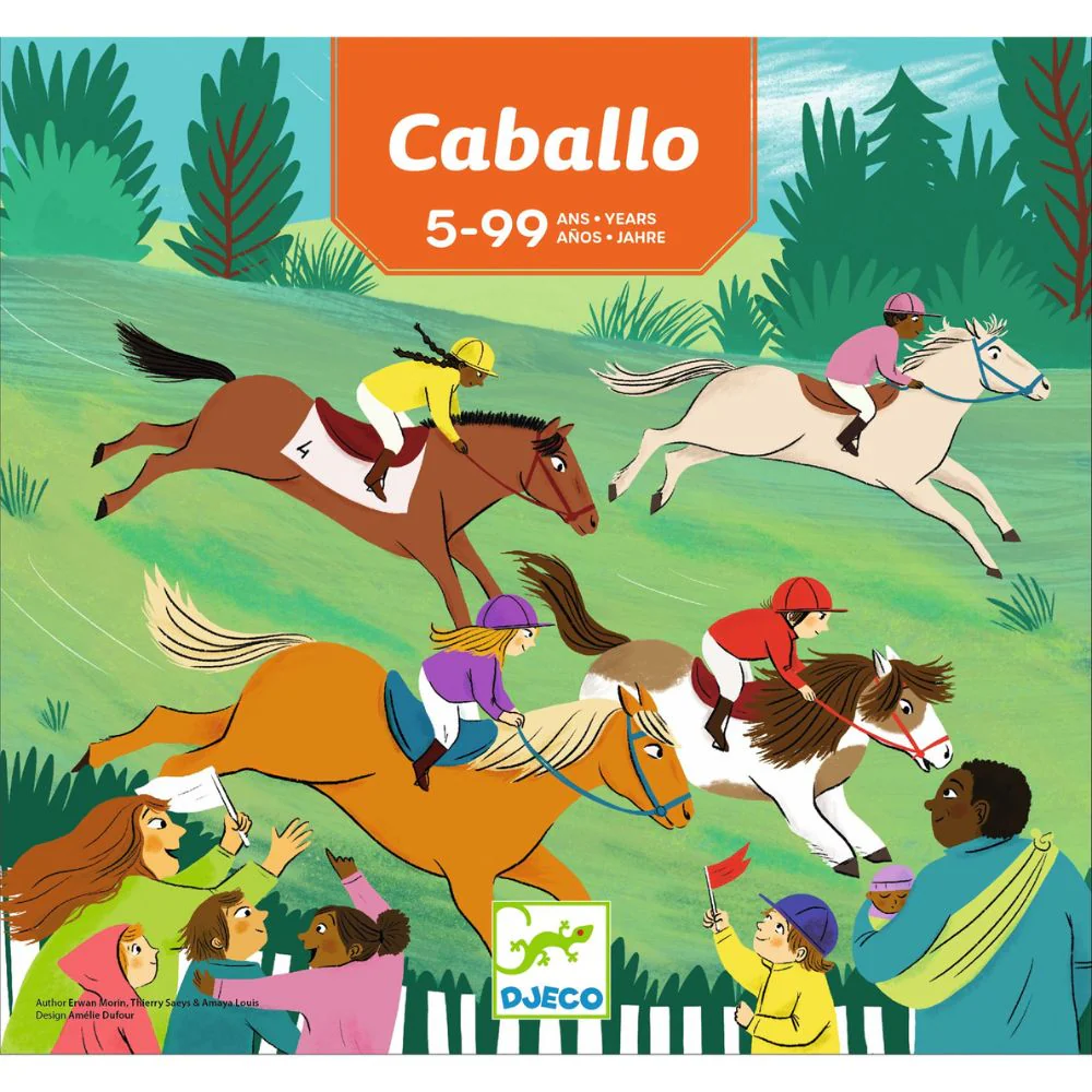 Djeco Games Caballo - A Horse Racing Board Game - Image 4