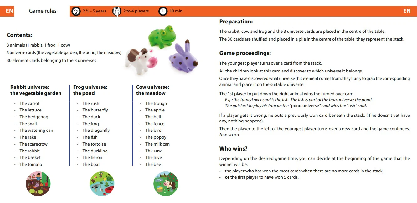 Djeco Toddler Games - Little Association, An Oberservation Matching Game - Image 3