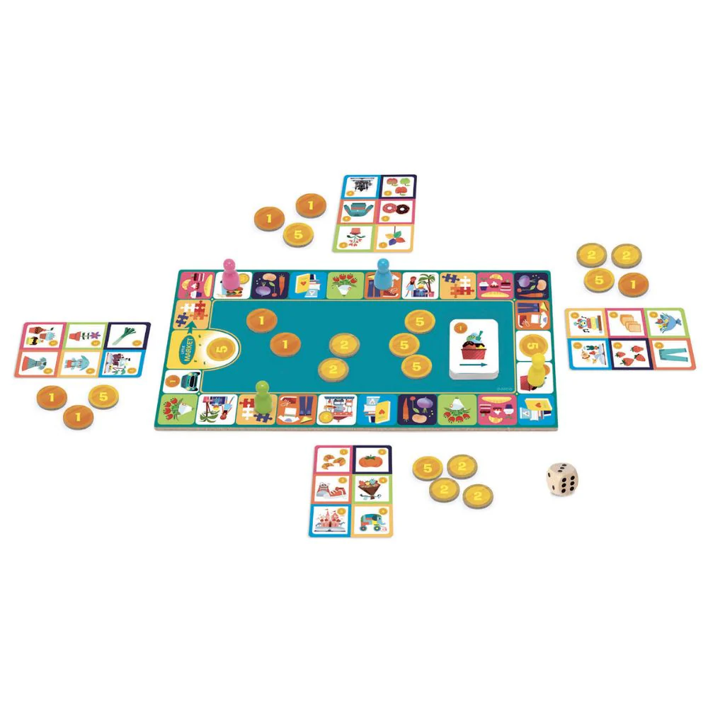 Djeco Games - Little Market - Shopping Game for 5 years+ - Image 2