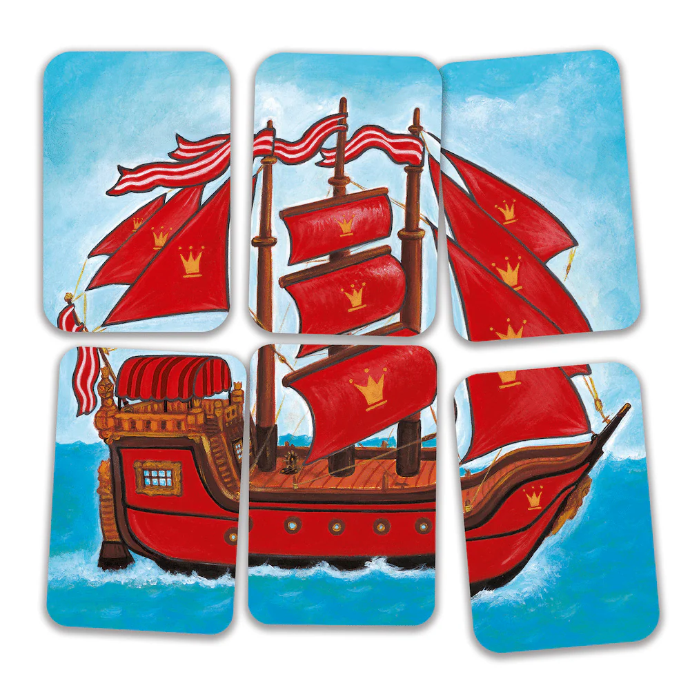 Djeco Card Games For Kids - Piratatak A Strategy Game - Image 3