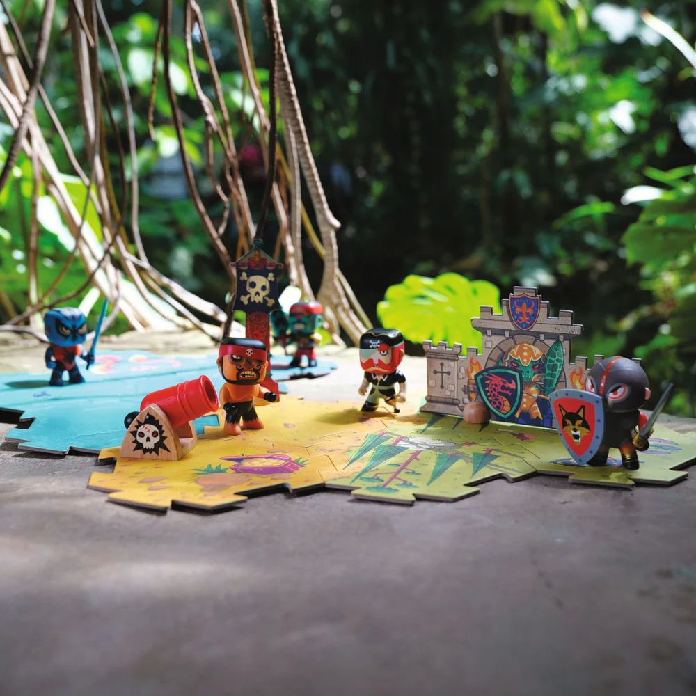 Djeco Giant Puzzle - Arty Toys Battle - Image 3
