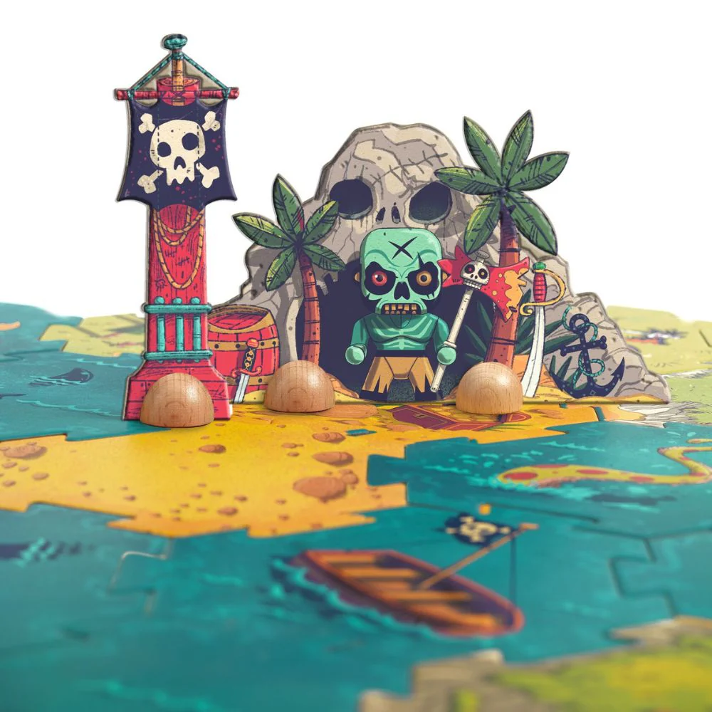 Djeco Giant Puzzle - Arty Toys Battle - Image 4