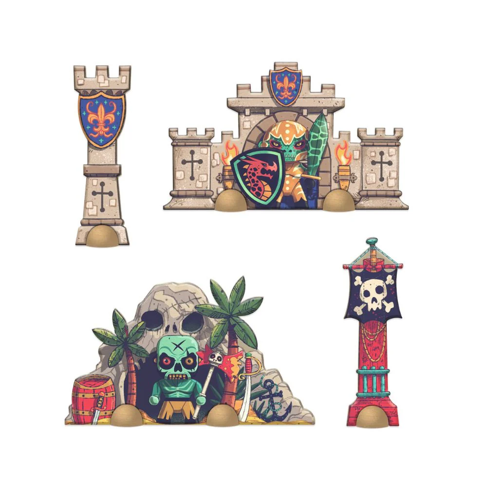 Djeco Giant Puzzle - Arty Toys Battle - Image 6
