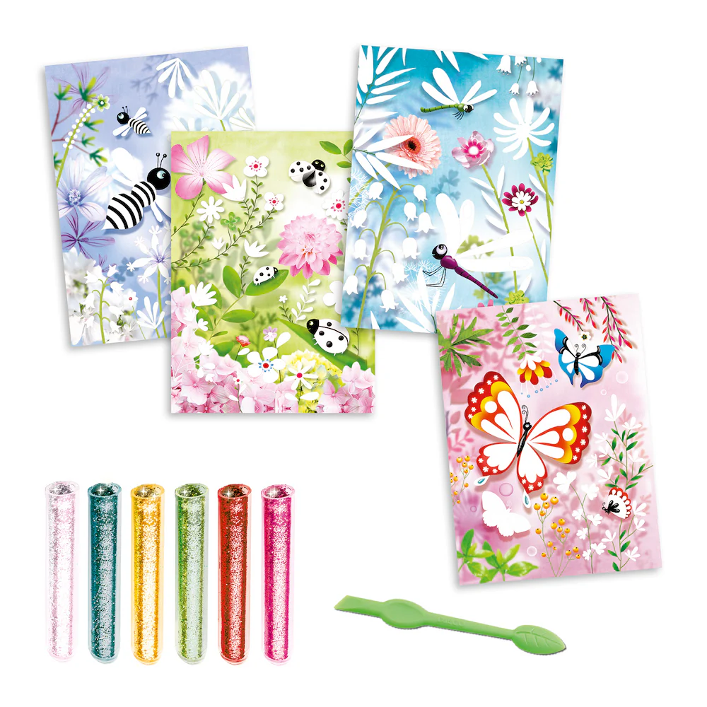 Djeco Glitter Boards Butterflies - Image 3