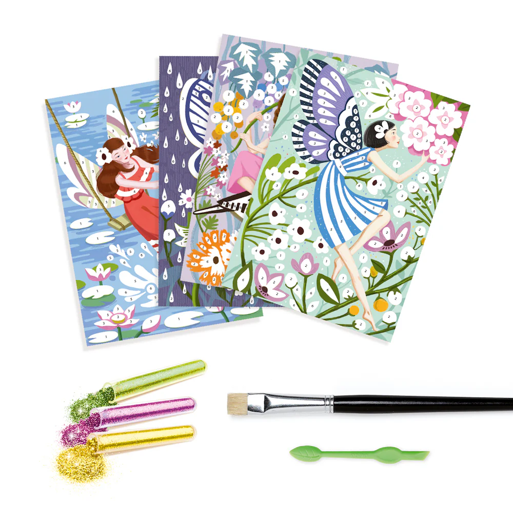 Djeco Glitter Boards The Gentle Life Of Fairies - Image 2