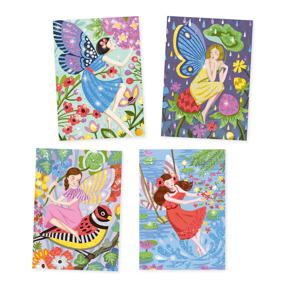 Djeco Glitter Boards The Gentle Life Of Fairies - Image 3