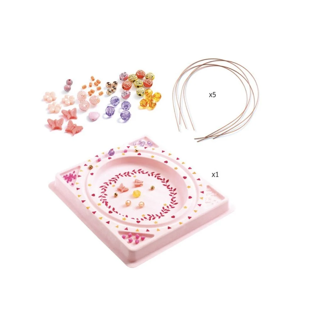 Djeco Headbands and Threading Tray - Precious - Image 4