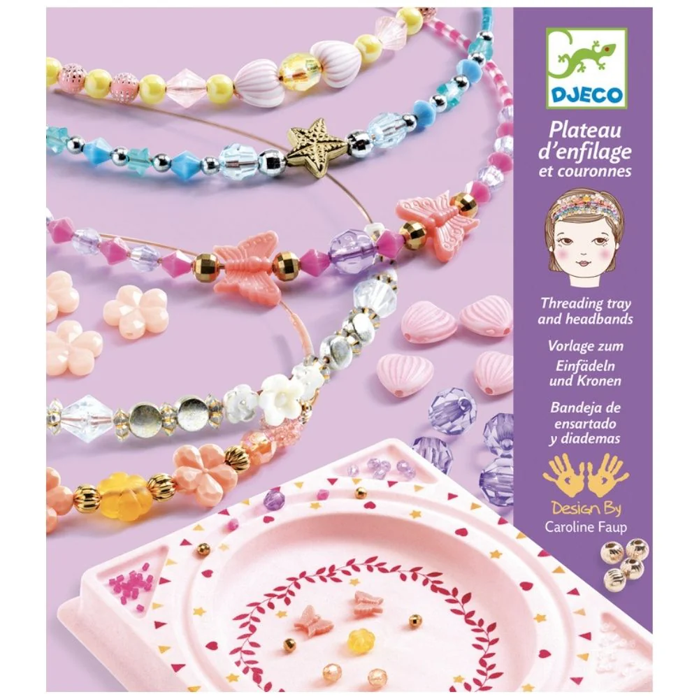 Djeco Headbands and Threading Tray - Precious - Image 5