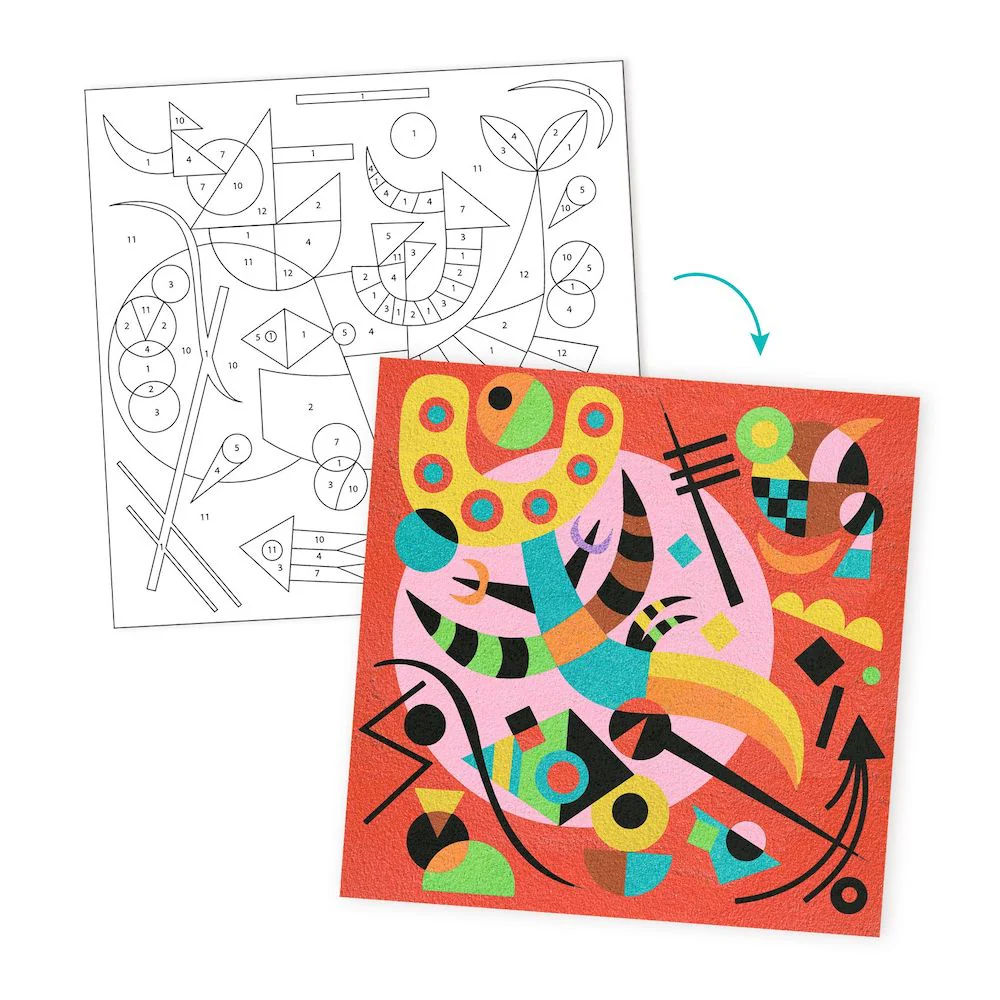 Djeco Inspired By - Abstract (Vassily Kandinsky) - Sand Art Activity - Image 4