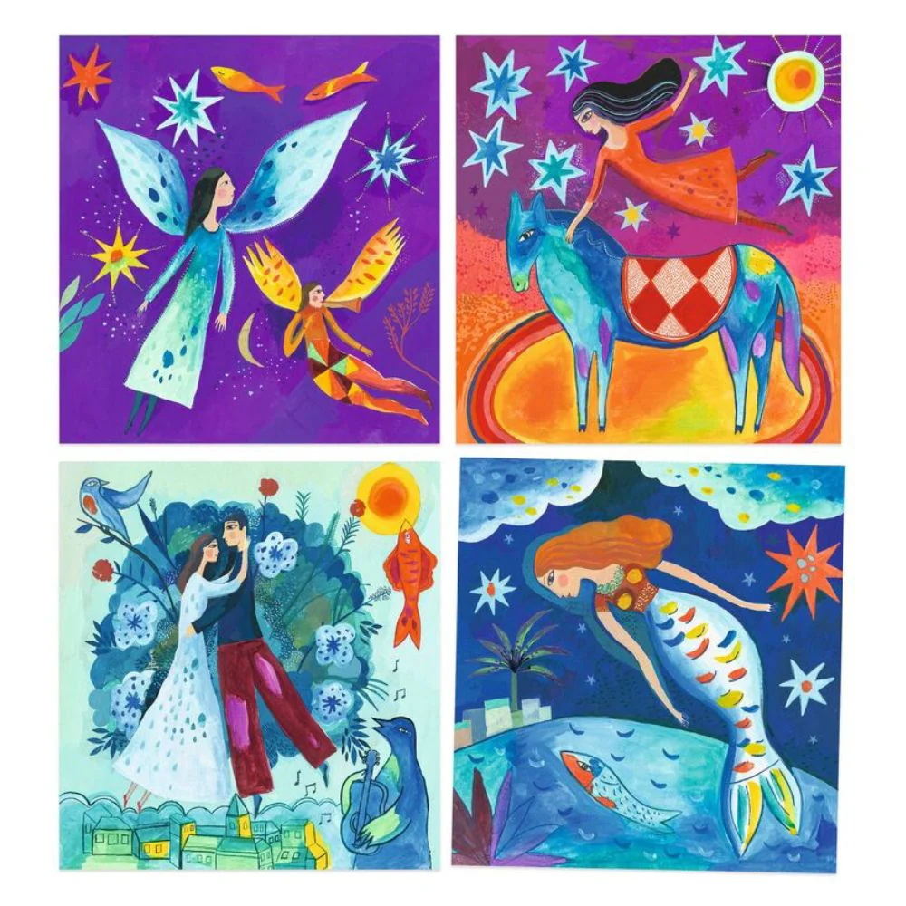 Djeco Inspired By - In a Dream (Marc Chagall) Painting Set - Image 5