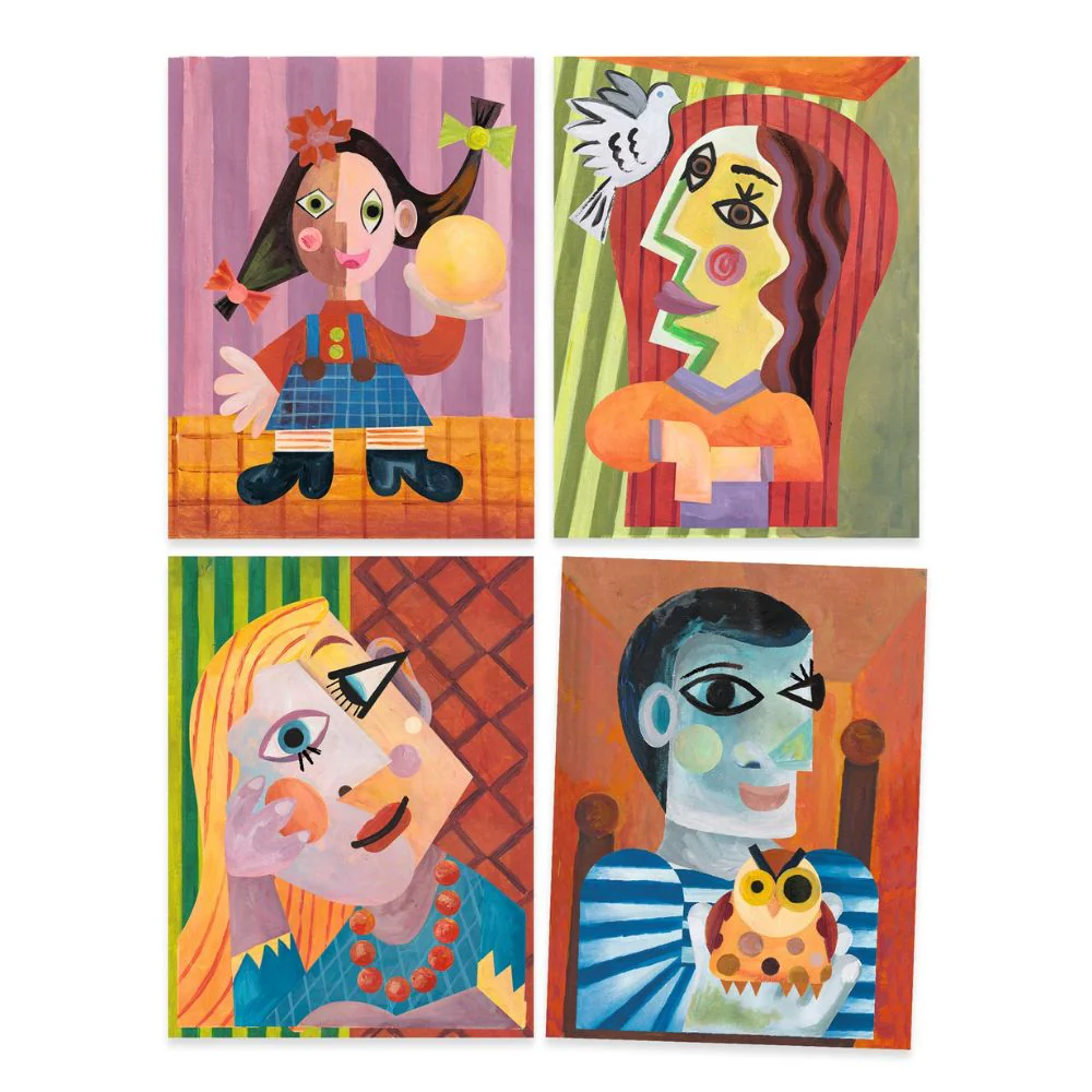Djeco Inspired By Pablo Picasso - Collages and Stickers - Image 2