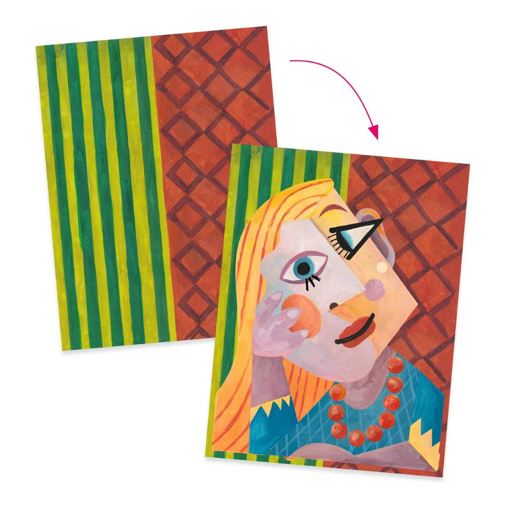 Djeco Inspired By Pablo Picasso - Collages and Stickers - Image 4