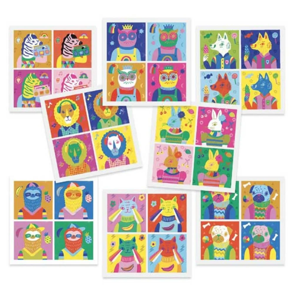 Djeco Inspired By - Totally Pop (Andy Warhol) - A Collage Activity - Image 4