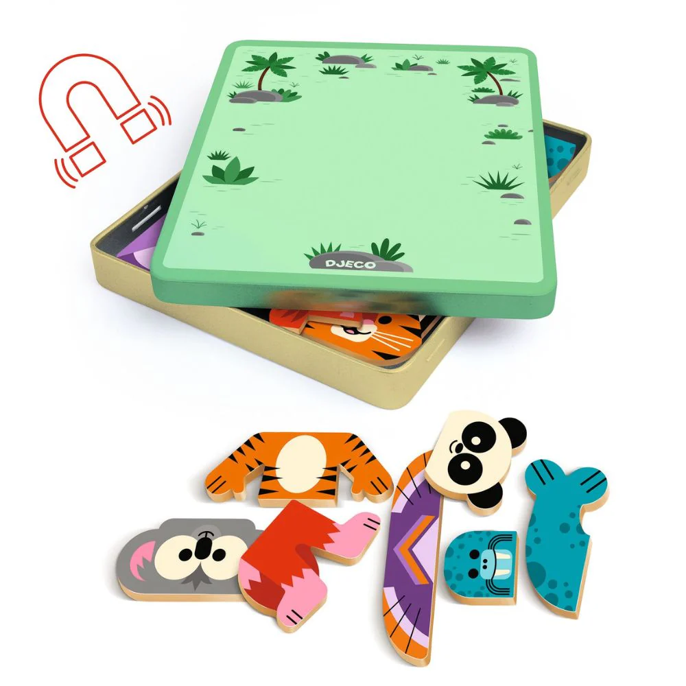 Djeco Inzebox Mix'n'match - Magnetic Games Gifts for 2 Year Olds - Image 3