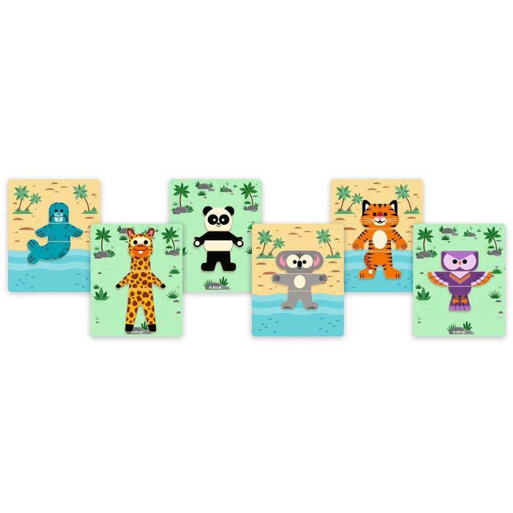 Djeco Inzebox Mix'n'match - Magnetic Games Gifts for 2 Year Olds - Image 4