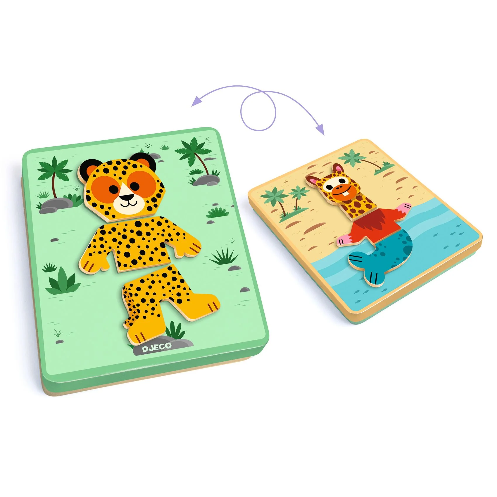 Djeco Inzebox Mix'n'match - Magnetic Games Gifts for 2 Year Olds - Image 5