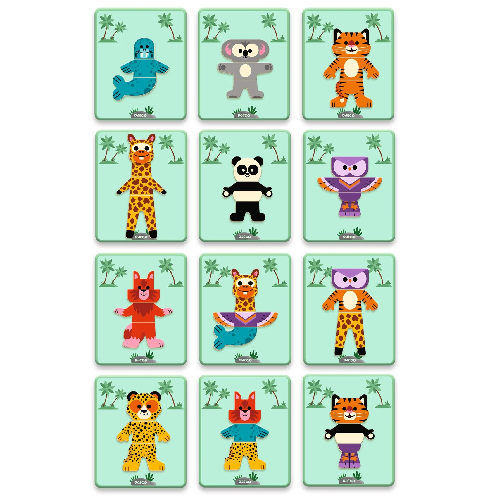 Djeco Inzebox Mix'n'match - Magnetic Games Gifts for 2 Year Olds - Image 7
