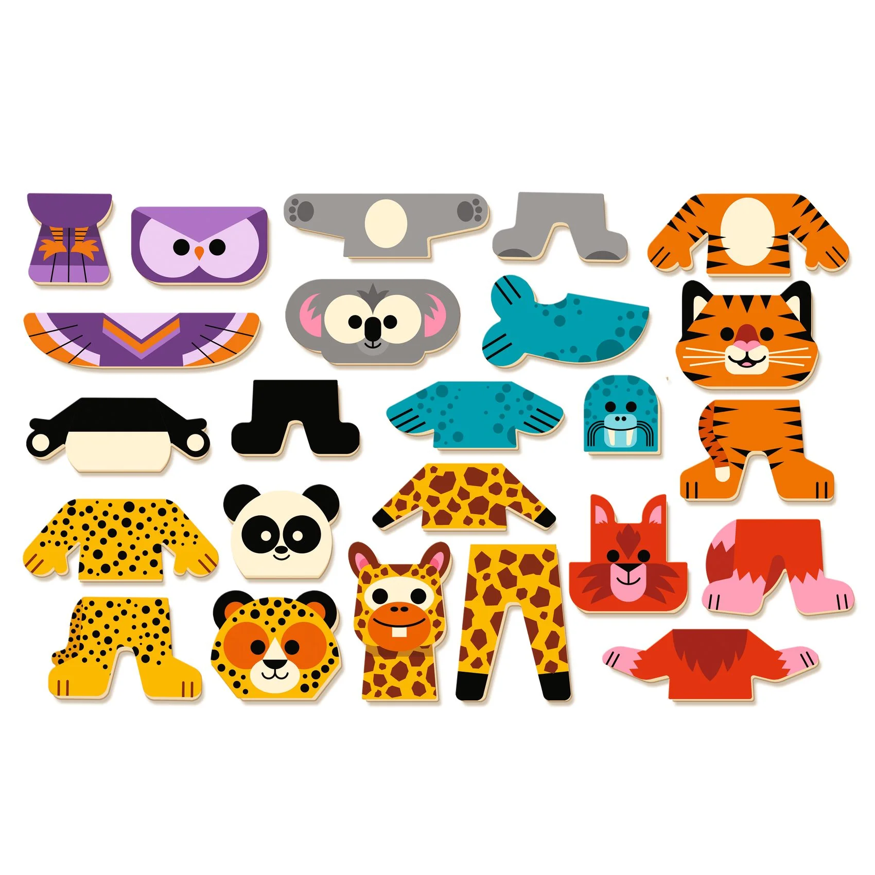 Djeco Inzebox Mix'n'match - Magnetic Games Gifts for 2 Year Olds - Image 9