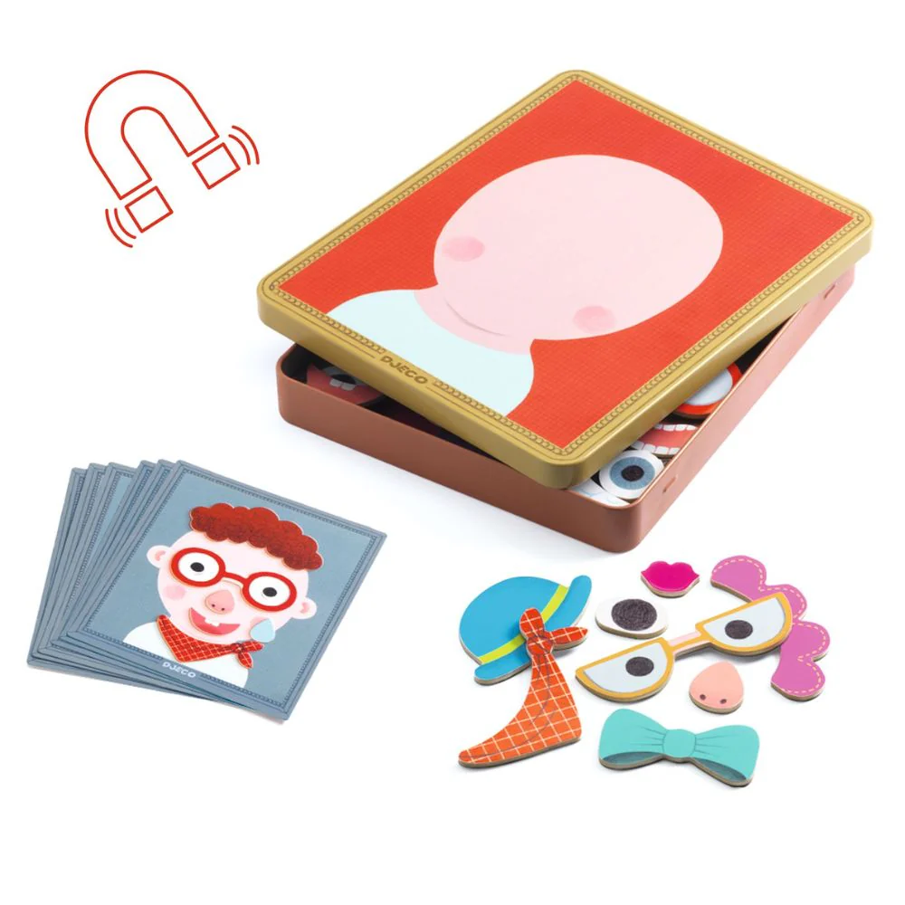 Djeco Inzebox Portraits - Magnetic Games - Image 2