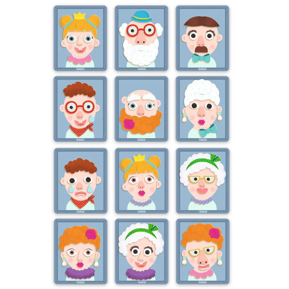 Djeco Inzebox Portraits - Magnetic Games - Image 4