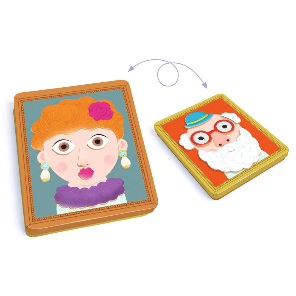 Djeco Inzebox Portraits - Magnetic Games - Image 6