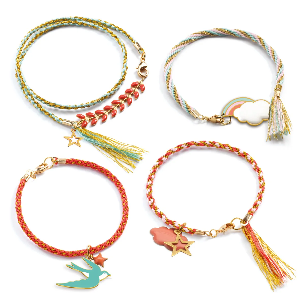 Djeco Kumihimo Bracelets - Celeste - Image 3