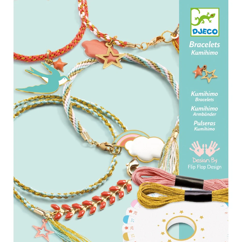 Djeco Kumihimo Bracelets - Celeste - Image 4