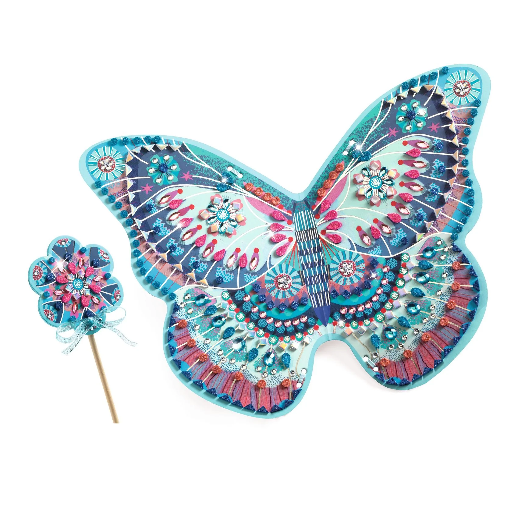 Djeco Like A Fairy Mosaics For Kids - Make Your Own Fairy Wings! - Image 7