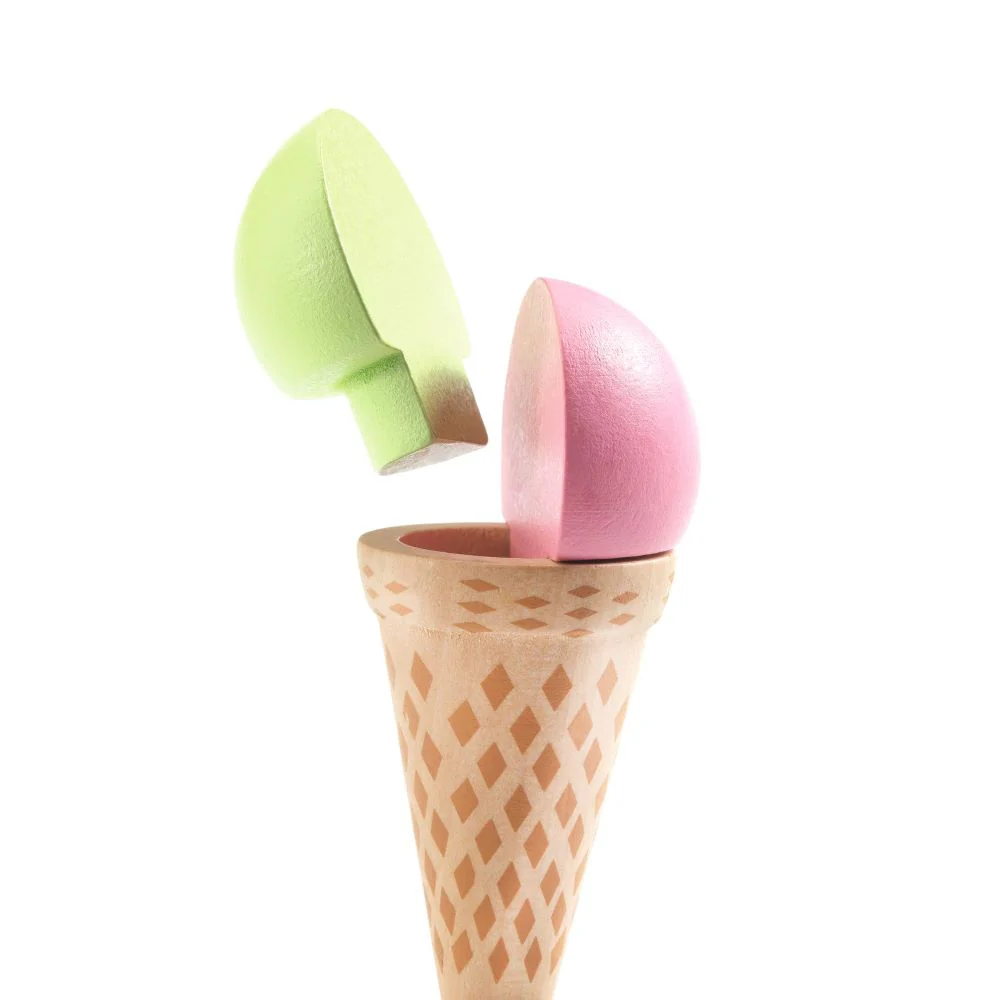 Djeco Lina & Lino Ice Cream Parlour - Role Play Toys - Image 3