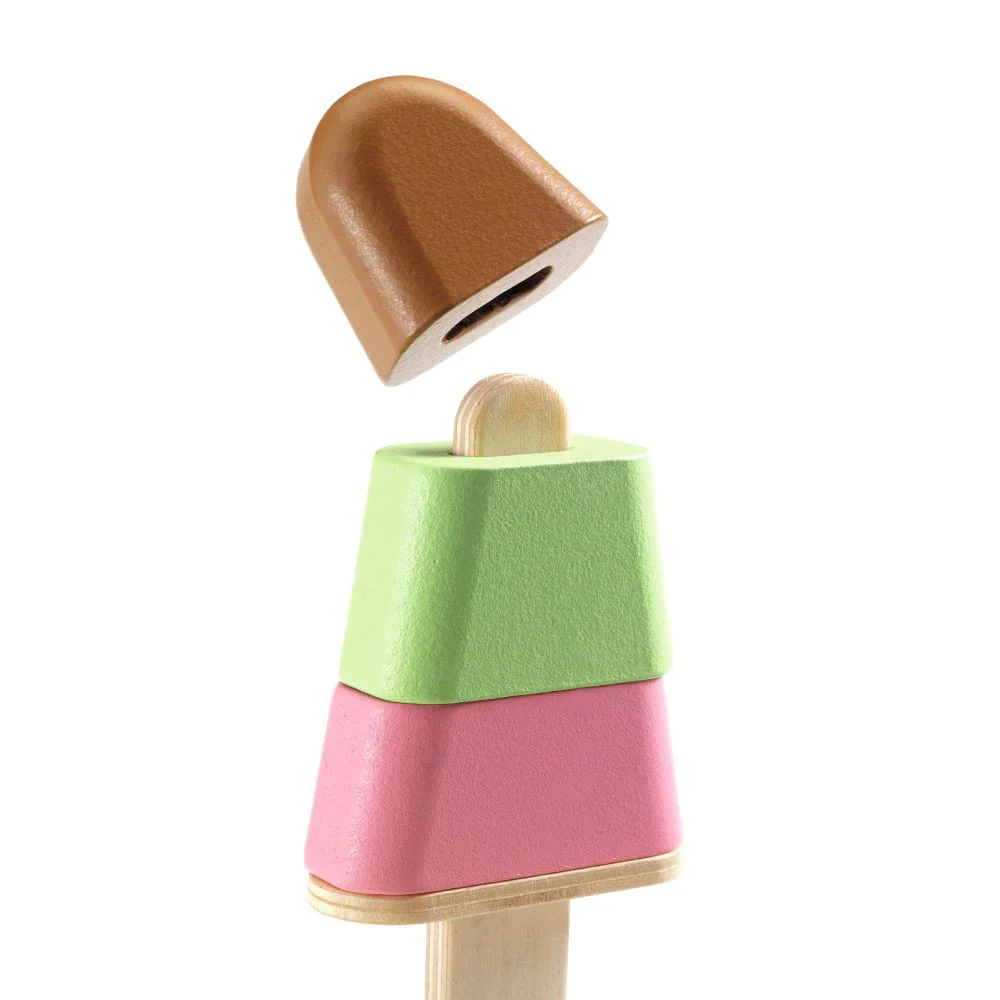 Djeco Lina & Lino Ice Cream Parlour - Role Play Toys - Image 4