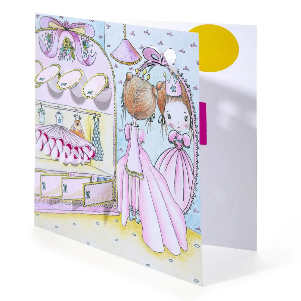 Djeco Little Doors Colouring Sheets - Pupi's Little Doors - Image 3