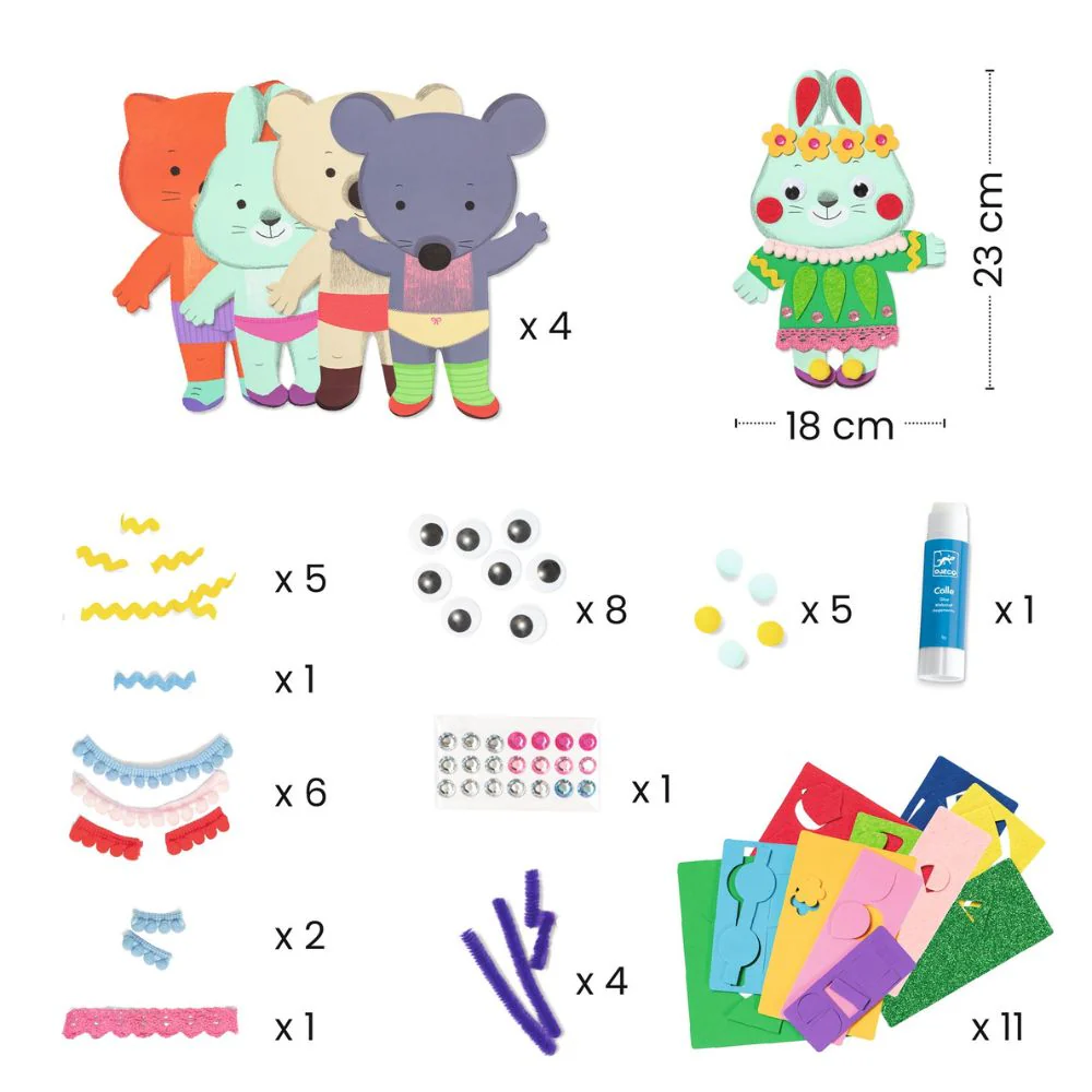 Djeco Little ones - Collages Little sweethearts - Image 3