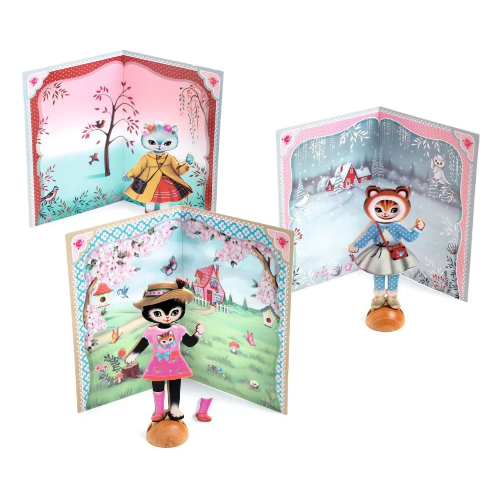 Djeco Little Wardrobe - A collage activity for ages 3+ - Image 4