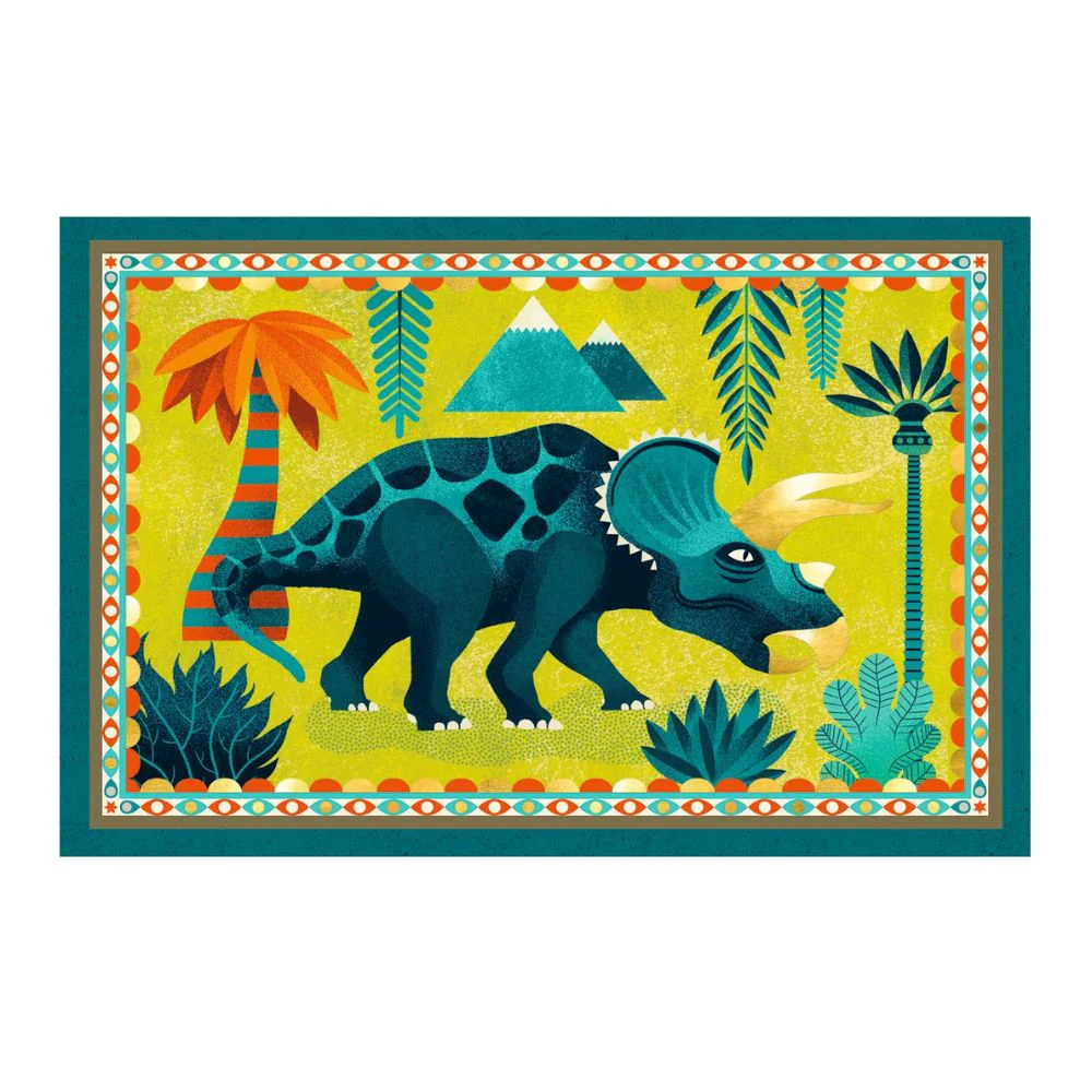 8 Dinosaur Party Invitations & Stickers - Image 3