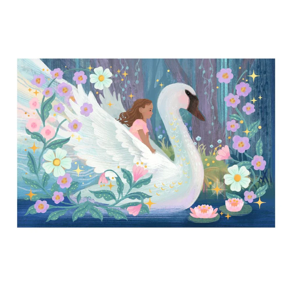 8 Fantasy Creatures Kids Party Invitations & Stickers - Image 3