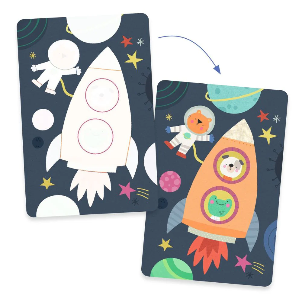 Djeco Magic Colouring - On The Road - Image 2