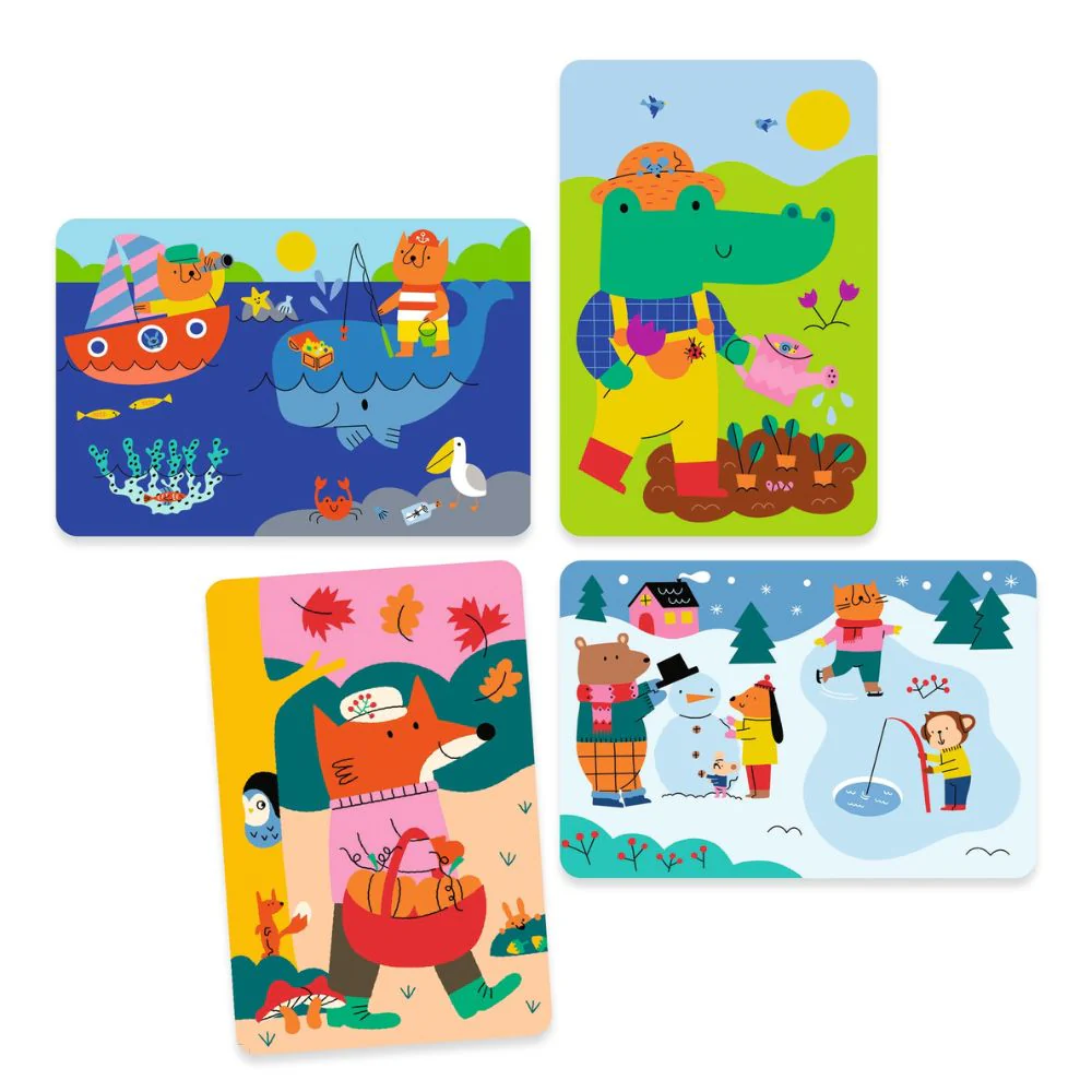 Djeco Magic Colouring with Water - 4 Seasons - Image 4