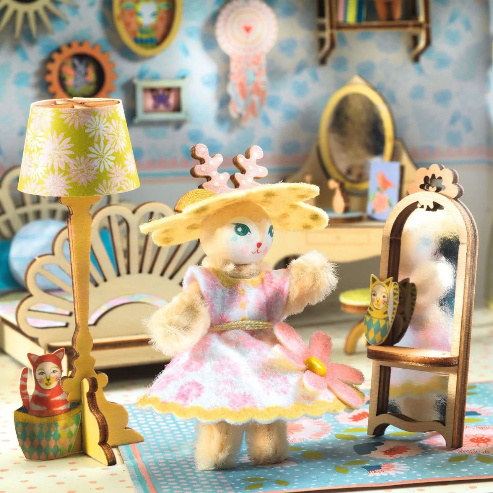 Djeco Mi House Alba - Make Your Own Mini House with Figurines - Image 4