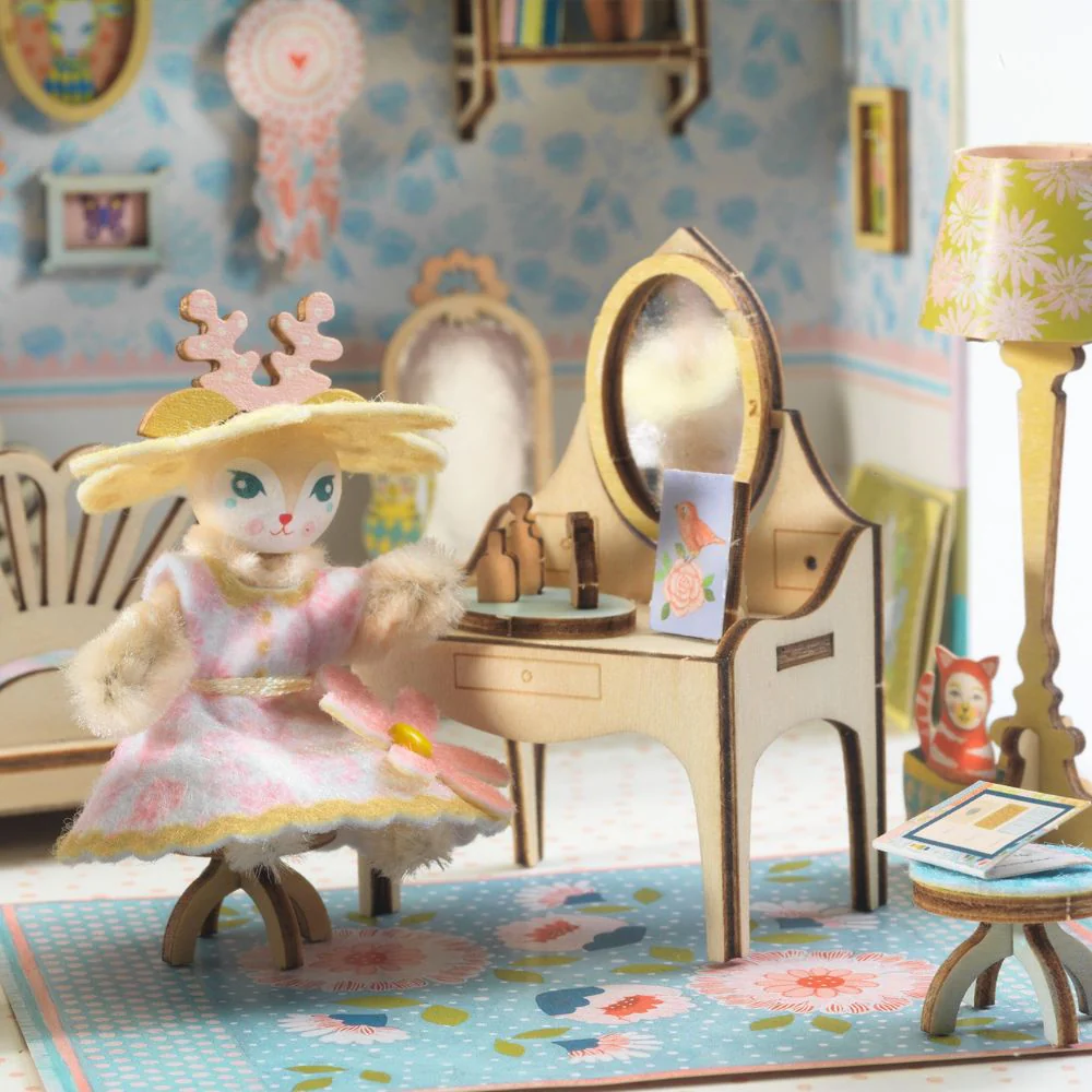 Djeco Mi House Alba - Make Your Own Mini House with Figurines - Image 7