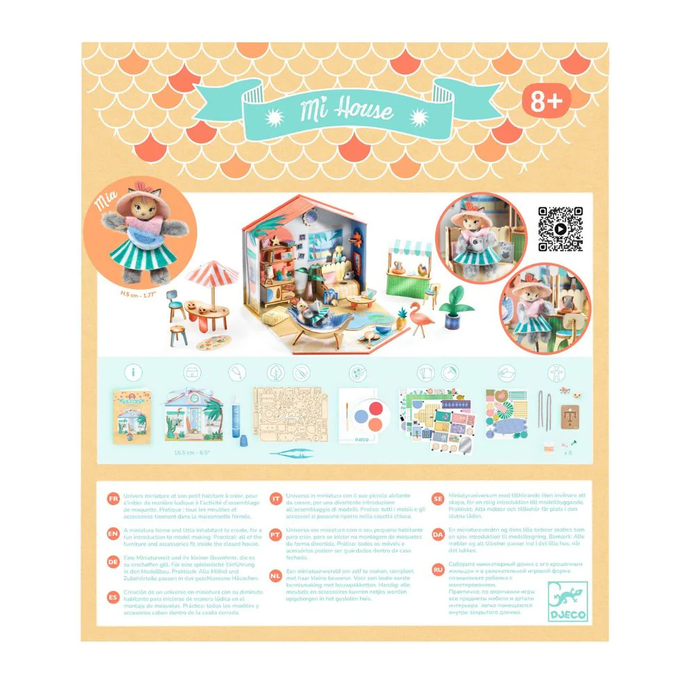 Djeco Mi House Mia - Craft Gifts for Kids - Image 12